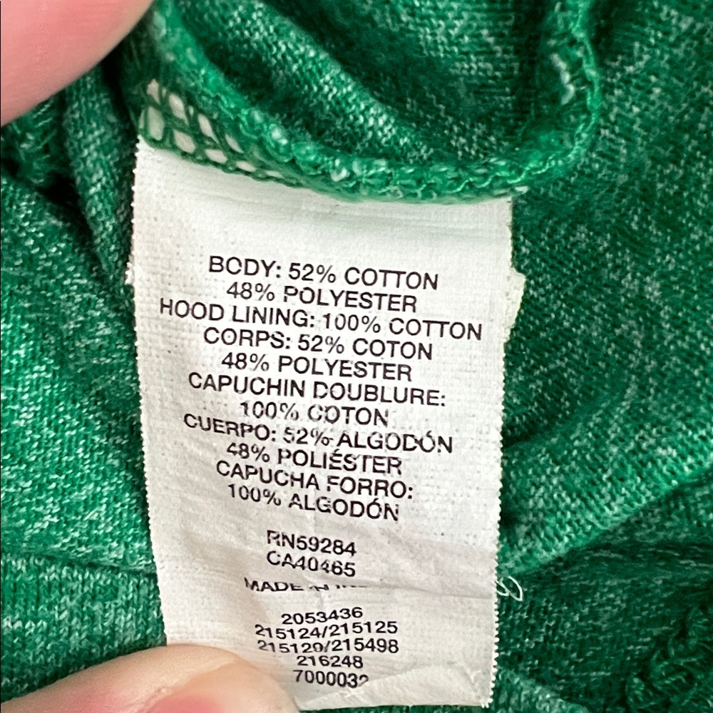 Childrens Place Green Hooded Long Sleeve Tee size 3T - Picture 5 of 5